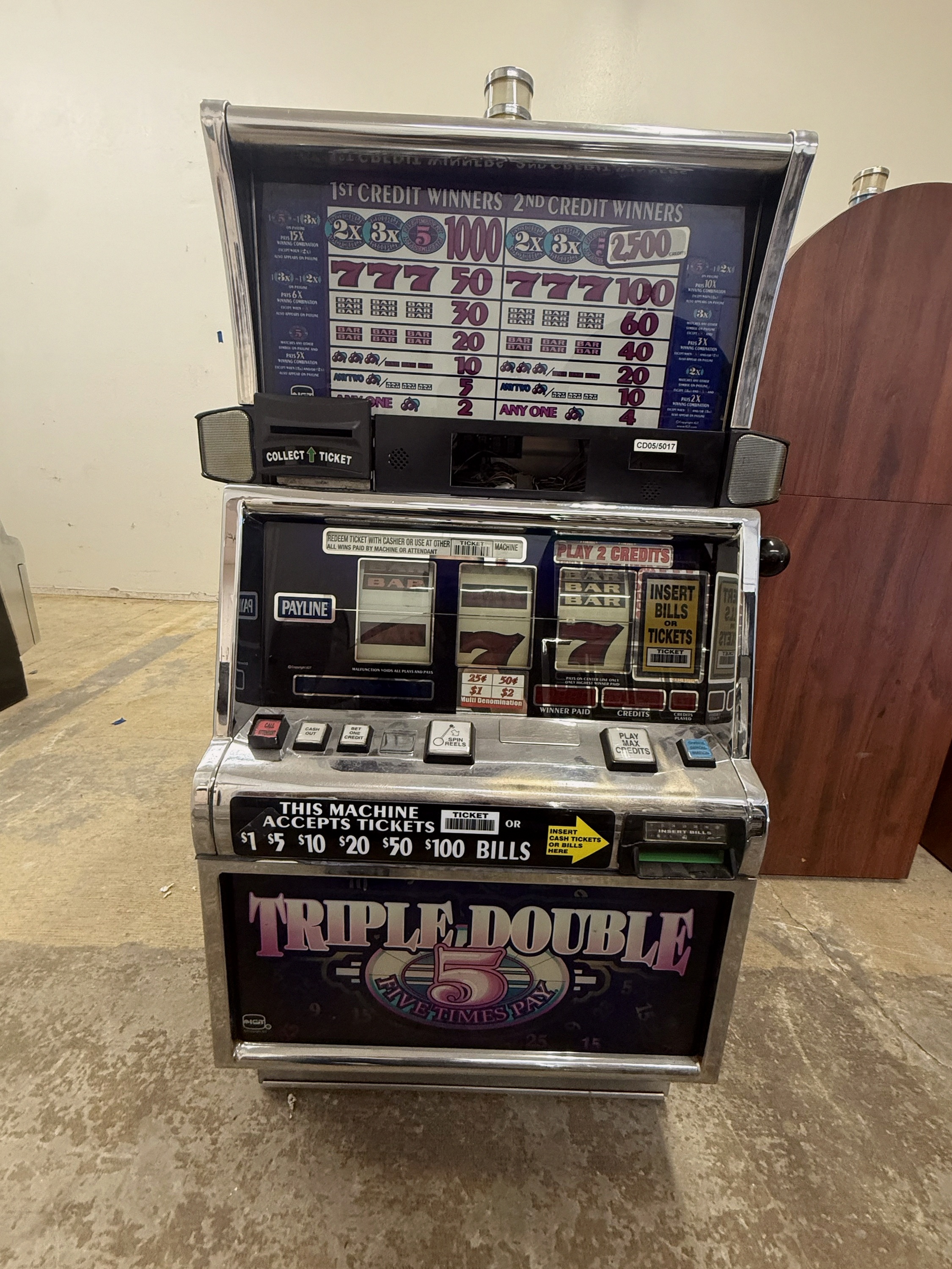 IGT Reel Spinner Triple Double 5 Times Pay